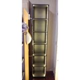  HAPPY FURNITURE , kệ sách 6 tầng size nhỏ tích hợp đèn LED - CATY , KSA_009_LED , 40cm x 28cm x 202cm 