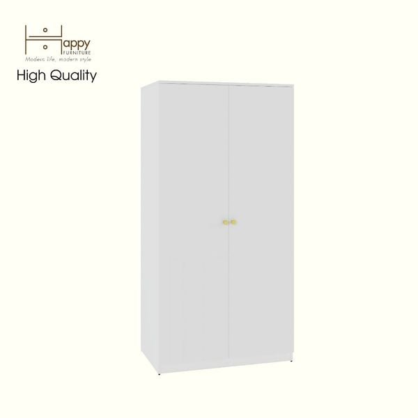  HAPPY FURNITURE , Tủ quần áo 2 cánh mở - JOVIE , TCM_166 , 90cm x 54cm x 180cm 