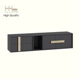  HAPPY FURNITURE , Kệ TV 2 ngăn kéo 2 cửa mở - SPACE, KTV_085 , 180cm x 40cm x 42cm DxRxC 