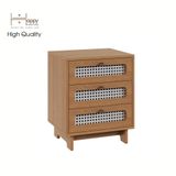  HAPPY FURNITURE , Táp đầu giường 3 ngăn - MEYDAN , THK_077 , 48cm x 40cm x 60cm 