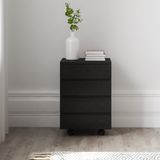  HAPPY FURNITURE , Tủ đựng đồ 4 ngăn kéo bánh xe xoay - OLA , THK_093 , 45cm x 45cm x 59cm 