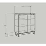  HAPPY FURNITURE , Tủ lưu trữ 2 cửa mở - KINA , TCM_042 , 80cm x 30cm x 85cm 