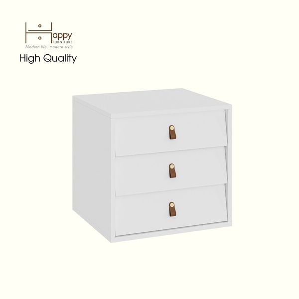  HAPPY FURNITURE , Tủ lưu trữ 3 ngăn kéo - CALYN , THK_310 , 50cm x 45cm x 47cm DxRxC 