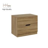  HAPPY FURNITURE , Táp đầu giường 2 ngăn kéo - DASH , THK_056 , 60cm x 40cm x 50cm 