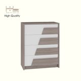  HAPPY FURNITURE , Tủ lưu trữ 4 ngăn kéo - PONIX , THK_112 , 60cm x 32cm x 74cm 