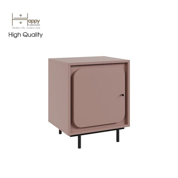  HAPPY FURNITURE , Táp đầu giường 1 cửa mở chân sắt - SWEETY , TCM_058 , 48cm x 40cm x 58cm 