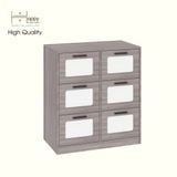  HAPPY FURNITURE , Tủ lưu trữ 6 ngăn kéo - TASY ,THK_316 , 90cm x 50cm x 100cm DxRxC 