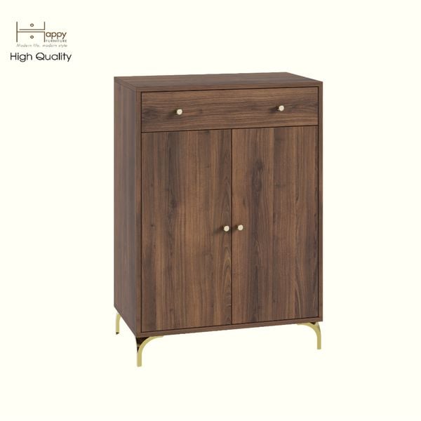  HAPPY FURNITURE , Tủ lưu trữ 2 cửa mở 1 ngăn kéo - HAPPI, TCM_230 , 70cm x 40cm x 100cm DxRxC 
