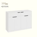  HAPPY FURNITURE , Tủ lưu trữ 2 ngăn kéo 4 cửa mở - ASO, TLT_071 , 140cm x 45cm x 100cm DxRxC 
