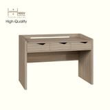  HAPPY FURNITURE , Bàn làm việc 3 ngăn kéo - WINNI , BAN_078 , 120cm x 59cm x 83cm 