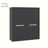  HAPPY FURNITURE , Tủ quần áo 4 cửa mở - SPACE, TCM_241 , 180cm x 59cm x 200cm DxRxC 