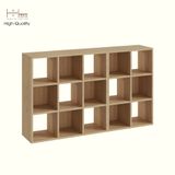  HAPPY FURNITURE ,COMBO 2 kệ sách - CHANN, KSA_113 , 134cm x 28cm x 80cm DxRxC 