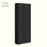  HAPPY FURNITURE , MATTA - Kệ sách 6 tầng 2 cánh mở, KSA_065 , 80cm x 28cm x 200cm DxRxC 