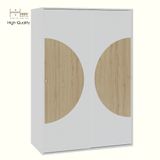  HAPPY FURNITURE , Tủ quần áo 2 cánh lùa - BANA , TCL_029 , 120cm x 59cm x 176cm 