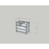  HAPPY FURNITURE , Tủ lưu trữ 4 ngăn kéo - ASO, THK_300 , 70cm x 40cm x 62cm DxRxC 