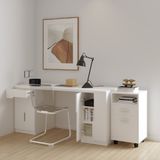  HAPPY FURNITURE , Bàn làm việc 2 hộc tủ - DASH , BAN_031, BAN_032, BAN_033 