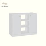  HAPPY FURNITURE , Tủ lưu trữ 2 cửa mở - MERI , TCM_255 , 100cm x 45cm x 80cm DxRxC 