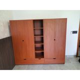  HAPPY FURNITURE , Tủ quần áo 4 cửa mở - CIRCLE , TCM_073 , 200cm x 56cm x 176cm 
