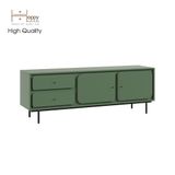  HAPPY FURNITURE ,  Tủ TV 2 cánh mở 2 ngăn kéo chân sắt - SWEETY , KTV_016 , 160cm x 40cm x 56cm 