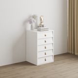  HAPPY FURNITURE , Tủ lưu trữ 5 ngăn kéo - CALYN , THK_312 , 50cm x 45cm x 76cm DxRxC 