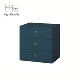  HAPPY FURNITURE , Tủ đựng đồ 3 ngăn kéo - WESLEY , THK_043 , 60cm x 45cm x 60cm 