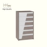 HAPPY FURNITURE , Tủ lưu trữ 6 ngăn kéo - PONIX , THK_111 , 60cm x 45cm x 106cm 