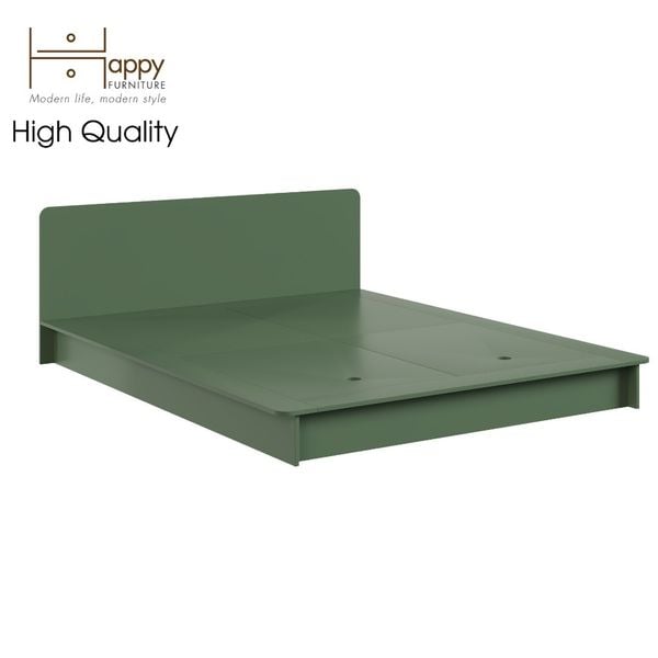  HAPPY FURNITURE , Giường ngủ bệt bo viền - NOMIA , GNG_060 GNG_061 GNG_062 GNG_063 , 218x72cm 