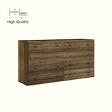  HAPPY FURNITURE , ZACY - Tủ lưu trữ 8 ngăn kéo , THK_210 , 160cm x 45cm x 82cm DxRxC, Sản phẩm phổ thông 