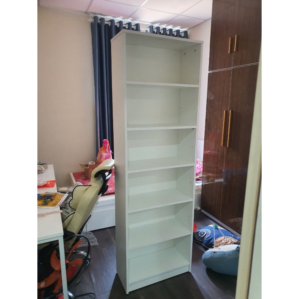  HAPPY FURNITURE , kệ sách 6 tầng - CATY , KSA_002 , 60cm x 28cm x 189cm 