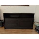  HAPPY FURNITURE , Tủ lưu trữ 1 cửa mở 2 ngăn kéo - RUBEL, TCM_223, 100cm x 40cm x 56cm DxRxC 