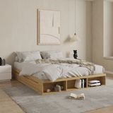  HAPPY FURNITURE , Giường ngủ nhiều ngăn không đầu giường - DASH , GNG_040 GNG_041 GNG_042 GNG_043 , 204x28cm , dài x cao 