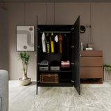  HAPPY FURNITURE , Tủ quần áo 2 cánh mở - OLA , TCM_081 , 100cm x 54cm x176cm 