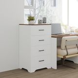  HAPPY FURNITURE , Tủ lưu trữ 4 ngăn kéo - SAFA , THK_329 , 60cm x 45cm x 103cm DxRxC 