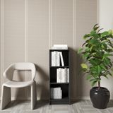  HAPPY FURNITURE , kệ sách 3 tầng size nhỏ - CATY , KSA_008 , 40cm x 28cm x 106cm 