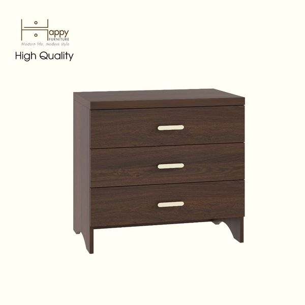  HAPPY FURNITURE , Tủ lưu trữ 3 ngăn kéo - CHEVY, THK_262 , 70cm x 45cm x 65cm DxRxC 