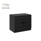  HAPPY FURNITURE , Táp đầu giường 2 ngăn kéo - DASH , THK_056 , 60cm x 40cm x 50cm 