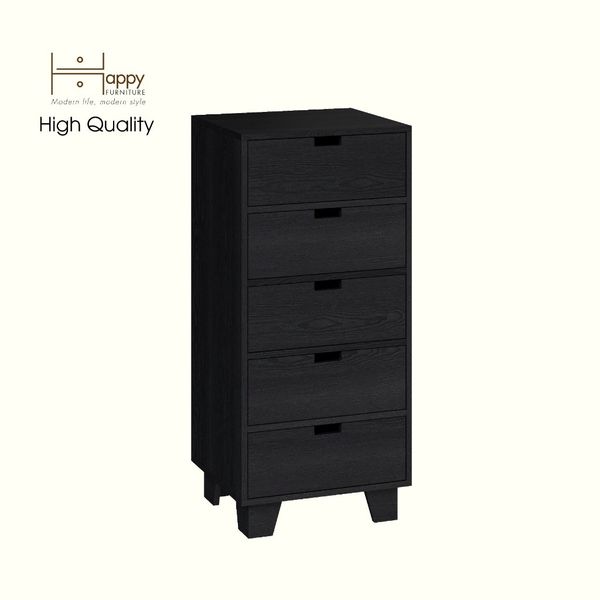  HAPPY FURNITURE , ALVA - Tủ lưu trữ 5 ngăn kéo , THK_229 , 50cm x 45cm x 110cm DxRxC 