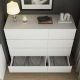  HAPPY FURNITURE , Tủ đựng đồ 8 ngăn kéo - OLA , THK_091 , 120cm x 45cm x 94cm 