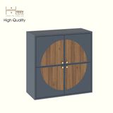  HAPPY FURNITURE , Tủ lưu trữ 4 cửa mở - BANA , TCM_124 , 70cm x 30cm x 70cm 