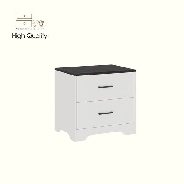  HAPPY FURNITURE , Tủ lưu trữ 2 ngăn kéo - SAFA , THK_327 , 60cm x 45cm x 57cm DxRxC 