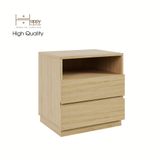  HAPPY FURNITURE , Táp đầu giường 3 ngăn - MACRO , THK_037 , 50cm x 40cm x 52cm 