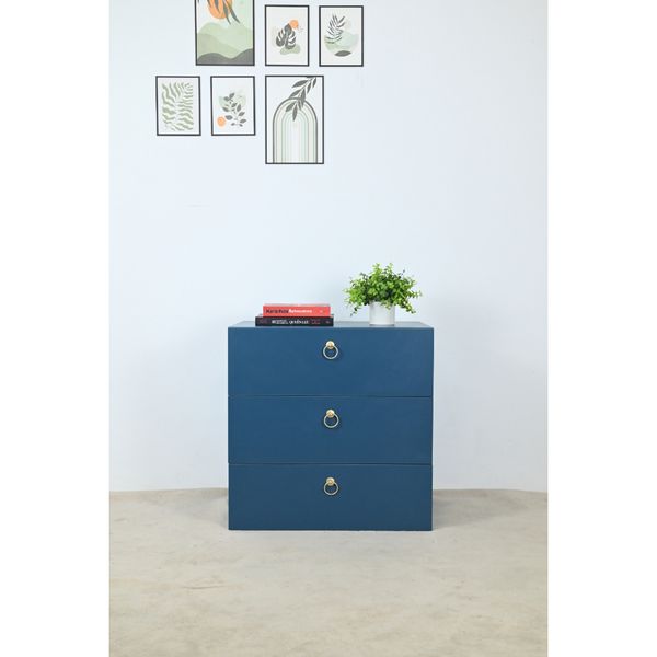  HAPPY FURNITURE , Tủ đựng đồ 3 ngăn kéo - WESLEY , THK_043 , 60cm x 45cm x 60cm 