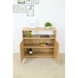  HAPPY FURNITURE , Tủ lưu trữ 2 cửa mở - CIRCLE , TCM_074 , 90cm x 35cm x 82cm 