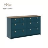  HAPPY FURNITURE , Tủ lưu trữ 8 ngăn kéo - NOMIA , THK_065 , 140cm x 45cm x 80cm 