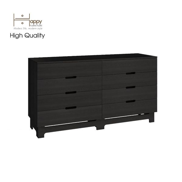  HAPPY FURNITURE , Tủ lưu trữ 8 ngăn kéo - MOLLY , THK_109 , 160cm x 45cm x 86cm 