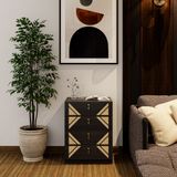  HAPPY FURNITURE , Tủ lưu trữ 4 ngăn kéo - CHARIS , THK_117 , 60cm x 45cm x 78cm 