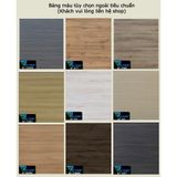  HAPPY FURNITURE , kệ sách 3 tầng cửa kính - CATY , KSA_012 , 80cm x 30cm x 106cm 