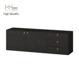  HAPPY FURNITURE , Kệ Tivi 3 ngăn kéo 2 cửa mở - WESLEY , KTV_004 , 160cm x 40cm x 50cm 
