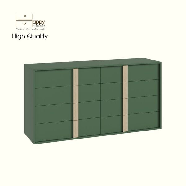  HAPPY FURNITURE , Tủ lưu trữ 8 ngăn kéo - SPACE, THK_286 , 160cm x 45cm x 82cm DxRxC 