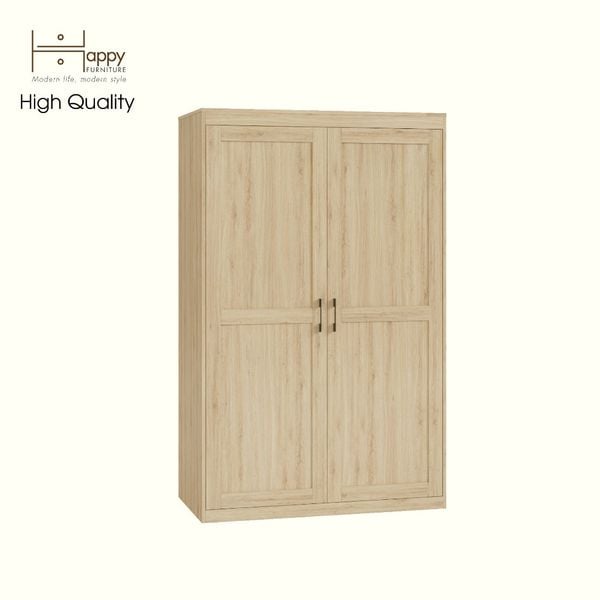  HAPPY FURNITURE , Tủ quần áo 2 cánh mở - SCANDINA , TCM_097 , 120cm x 59cm x 190cm 